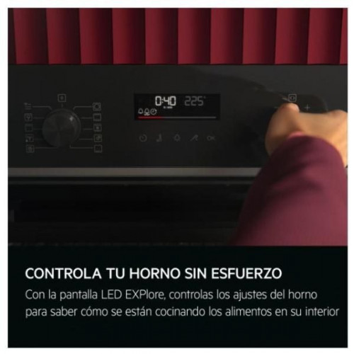 Aeg GU5PB43FSM - Horno Multifunción de 60 Cm Serie 5000 SurroundCook con Display LED Clase A++