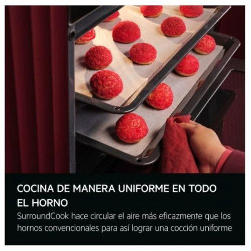 Aeg GU5PB43FSM - Horno Multifunción de 60 Cm Serie 5000 SurroundCook con Display LED Clase A++