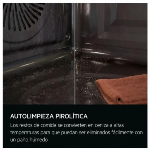 Aeg GU5PB43FSM - Horno Multifunción de 60 Cm Serie 5000 SurroundCook con Display LED Clase A++