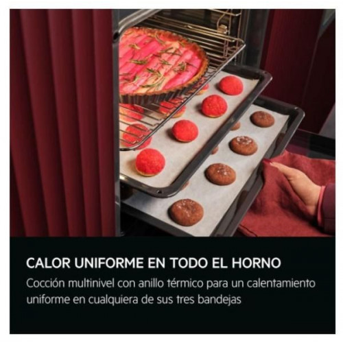 Aeg GU5PB43FSM - Horno Multifunción de 60 Cm Serie 5000 SurroundCook con Display LED Clase A++