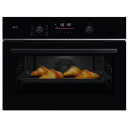 Aeg TA5PK401B - Horno Compacto Serie 5000 SurroundCook con SteamBake y Display LED Explore Clase A+