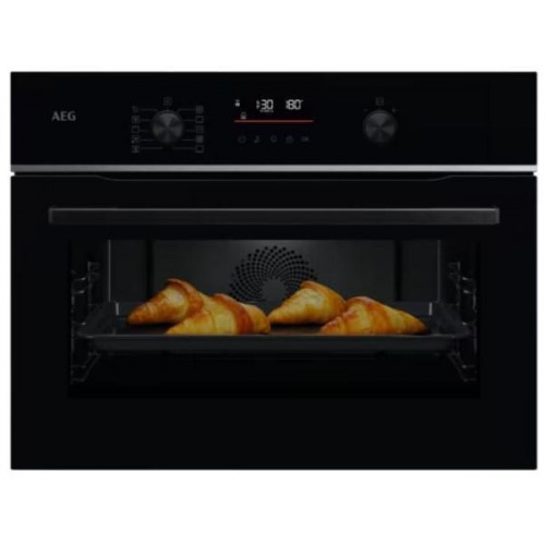 Aeg TA5PK401B - Horno Compacto Serie 5000 SurroundCook con SteamBake y Display LED Explore Clase A+