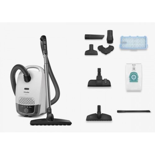 Miele Guard S1 Parquet Flex Brilliant White - Aspirador Trineo con Bolsa ComfortFit Blanco