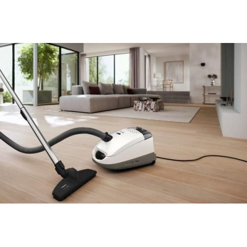Miele Guard S1 Parquet Flex Brilliant White - Aspirador Trineo con Bolsa ComfortFit Blanco