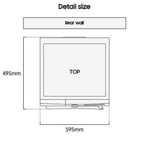 Samsung WW70FG3M05TW/EC - Lavadora de Carga Frontal 7 Kg 1400 Rpm Clase A Blanca Fondo 49,5 cm.