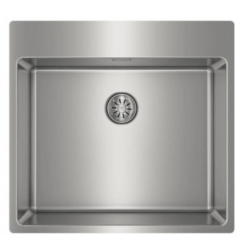 Teka FORLINE RS15 50.40 - Fregadero 1 Cubeta Enrasado/Enrasado Top Mueble de 60 Cm SilentSmart Inox