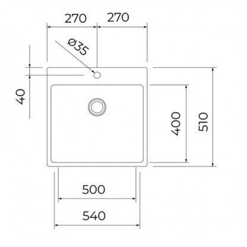 Teka FORLINE RS15 50.40 - Fregadero 1 Cubeta Enrasado/Enrasado Top Mueble de 60 Cm SilentSmart Inox