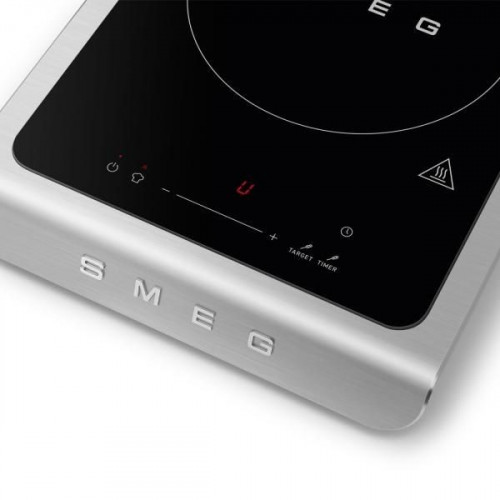 Smeg PIC01WHMEU - Cocina de inducción portátil con sonda térmica Blanco