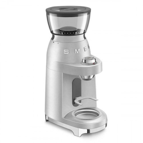 Smeg CGF02SSEU - Molinillo de Café Estética Años 50 150W Aluminio Cepillado