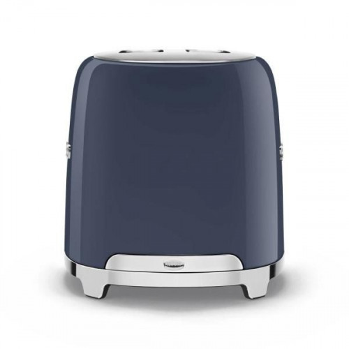 Smeg TSF01NBEU - Tostador con 2 Ranuras Anchas 50'Style 950W 6 Niveles de Tostado Azul Marino