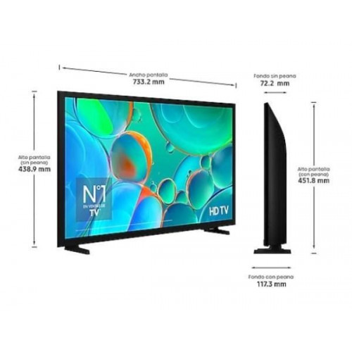 Samsung TU32H5005FKXXC - Televisor  Full HD de 32 pulgadas Smart TV