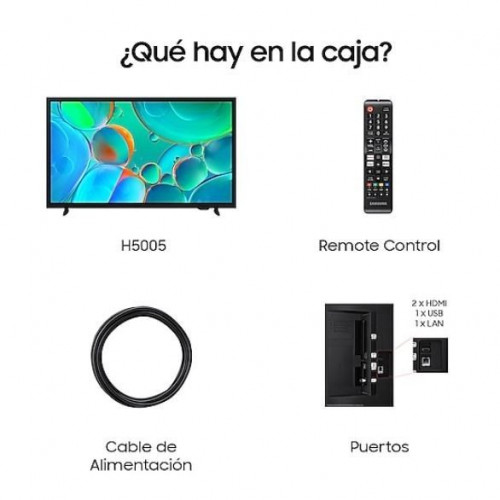 Samsung TU32H5005FKXXC - Televisor  Full HD de 32 pulgadas Smart TV