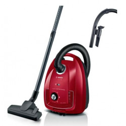 Bosch BGB38RD2 - Aspirador de Trineo con Bolsa Serie 4 600 W Rojo