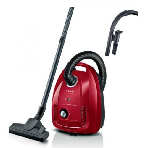 Bosch BGB38RD2 - Aspirador de Trineo con Bolsa Serie 4 600 W Rojo