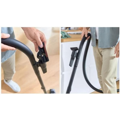 Bosch BGB38RD2 - Aspirador de Trineo con Bolsa Serie 4 600 W Rojo