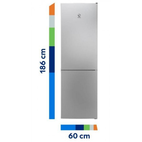 Balay 3KFE553XI - Frigorífico Combi Total No Frost 186 x 60 x 66 Cm Clase E Acero Antihuellas