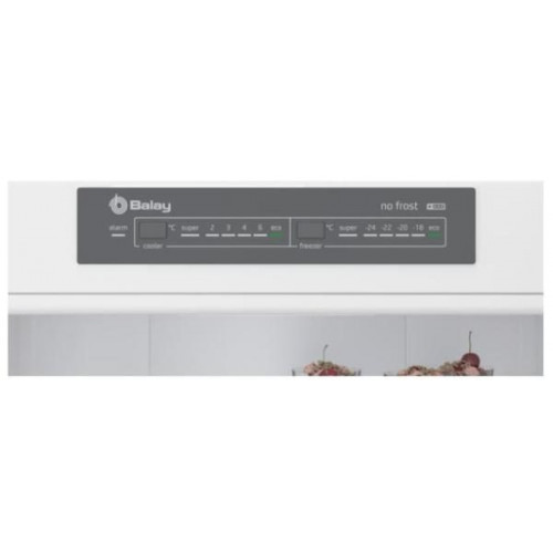 Balay 3KFE553XI - Frigorífico Combi Total No Frost 186 x 60 x 66 Cm Clase E Acero Antihuellas