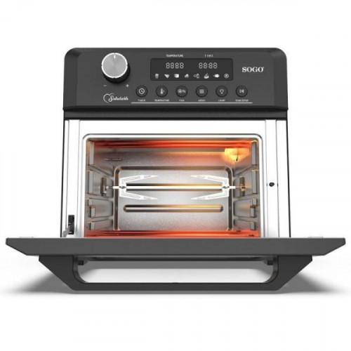 Sogo FRESS10490 - Horno + Freidora de Aire + Deshidratador + Rotisserie 7 Menús 18 Litros