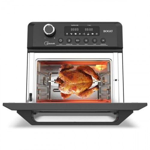 Sogo FRESS10490 - Horno + Freidora de Aire + Deshidratador + Rotisserie 7 Menús 18 Litros