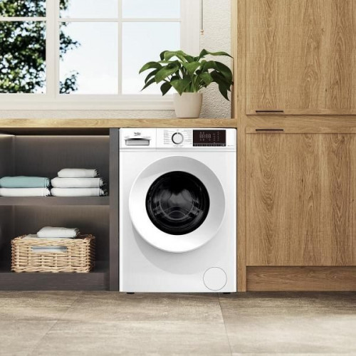 Beko B1XW862WSPT - Lavadora de 8 kg y 1200 rpm con vapor