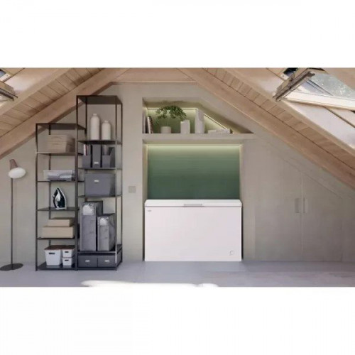 Candy CNCHQ4S420EW - Arcón Congelador 132x89.5Cm 418 Litros Cíclico Clase E Blanco