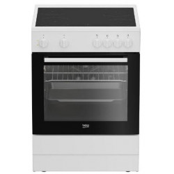 Beko FBS67000WD - Cocina Eléctrica con Placa Vitrocerámica 4 Zonas de Cocción 71 Litros Blanco
