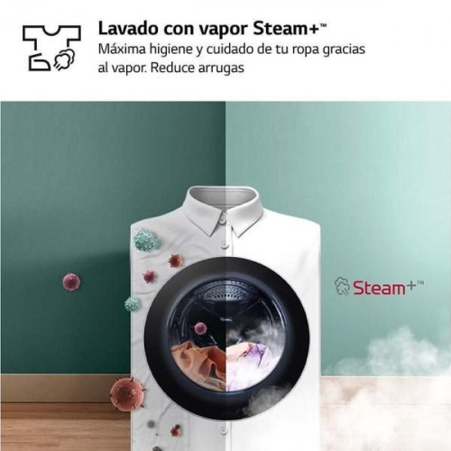 LG F4WR6009A0W - Lavadora Inteligente AI Direct Drive Serie 600 9 Kg 1400 Rpm Clase A Blanco