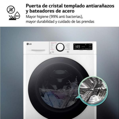 LG F4WR6009A0W - Lavadora Inteligente AI Direct Drive Serie 600 9 Kg 1400 Rpm Clase A Blanco