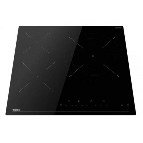 Teka TBC 63120 TTC BK - Placa Vitrocerámica de 60 Cm con Touch Control 3 Zonas y Temporizador Negro