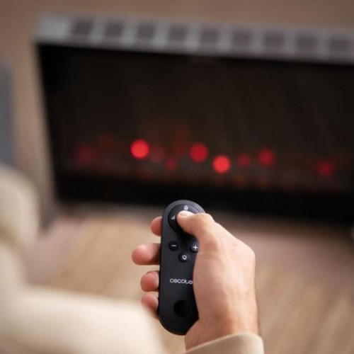 Cecotec A01_EU01_117497 - Chimenea Eléctrica ReadyWarm 7500 3in1 Total Flames Con 2000 W Y Mando