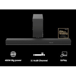 Hisense HS3100 - Barra de sonido 3.1 480W DTS Virtual:X y Subwoofer de 6.5