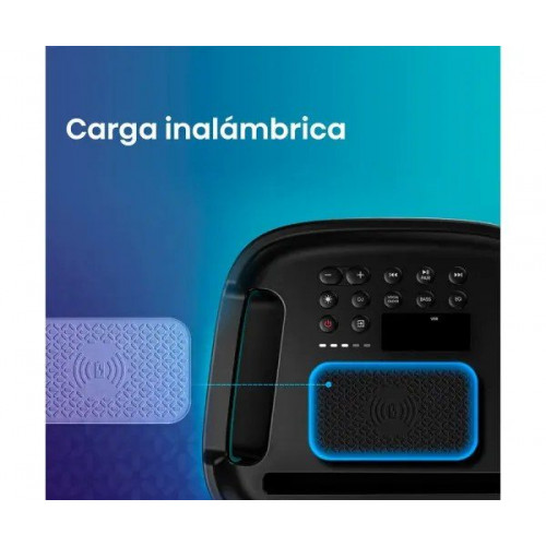 Hisense Party Storm PARTYSTORM - Altavoz para fiestas 300W RMS con Carga Inalámbrica y Bluetooth
