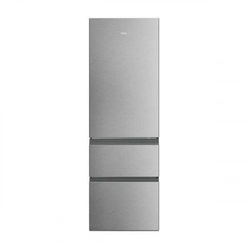 Haier HTR3618CNMG - Frigorífico 3 Puertas 185x60 Cm 348 Litros Direct Access Clase C Inox
