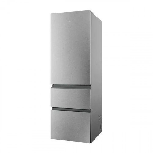 Haier HTR3618CNMG - Frigorífico 3 Puertas 185x60 Cm 348 Litros Direct Access Clase C Inox