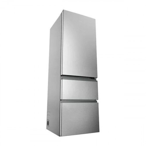 Haier HTR3618CNMG - Frigorífico 3 Puertas 185x60 Cm 348 Litros Direct Access Clase C Inox