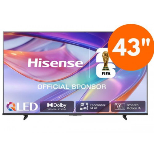 Hisense 43Q7S - Televisor HI-QLED de 43 pulgadas UHD 4K Smart TV con IA