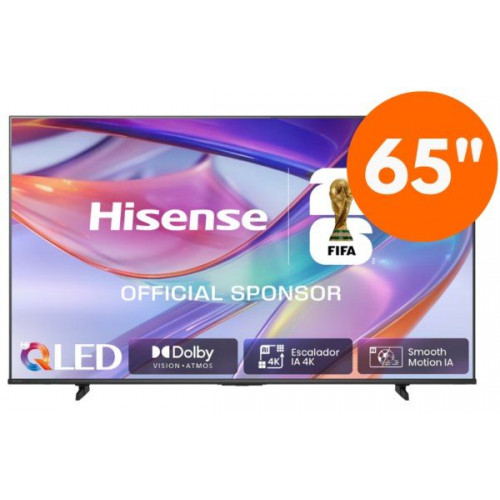 Hisense 65Q7S - Televisor HI-QLED de 65 pulgadas UHD 4K Smart TV con IA