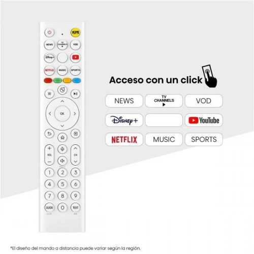 Hisense 32S5Q - Televisor QLED de 32 pulgadas Smart TV con IA Blanca