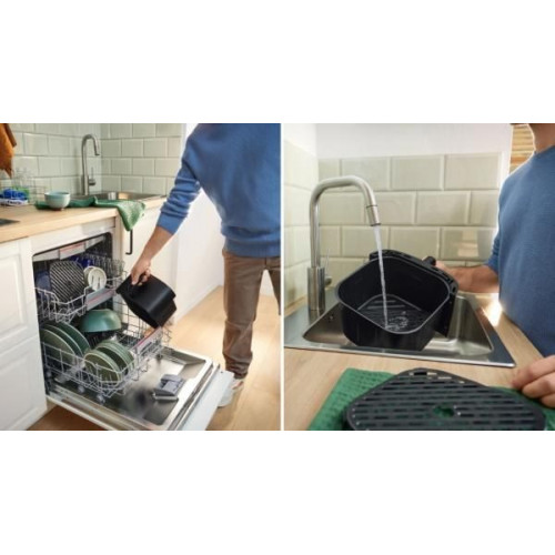 Bosch MAFS2462B - Freidora de Aire Serie 4 6.1 Litros 2050W TouchControl 9 Programas Negra
