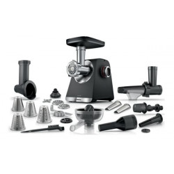 Bosch MFWS682B - Picador de Carne MultiPower Serie 6 2100W 3.5Kg 2 Velocidades Negro