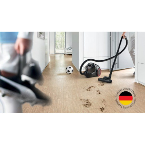 Bosch BGC21POW1 - Aspirador de trineo sin bolsa Serie 4 ProPower 750W Negro