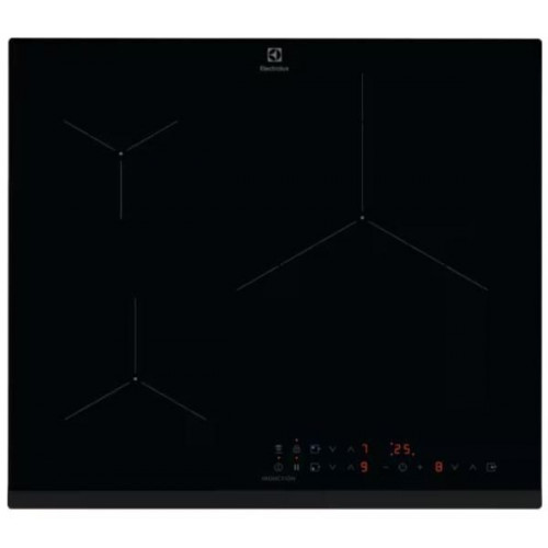 Electrolux EIT61336 - Placa de Inducción de 60 Cm Serie 600 de 3 Zonas y con Temporizador Negro