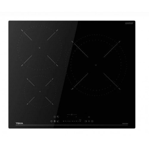 Teka 112520060 - Placa de Inducción IBC 63115 SSM BK 60Cm 3 Zonas Stop&Go Temporizador Negra