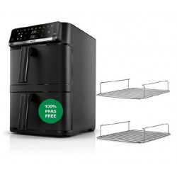 Bosch MAFD661B4 - Freidora de aire con 2 cestas 2800W 12 Litros