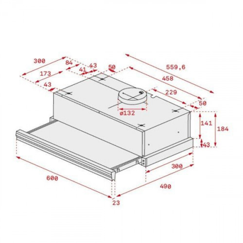 Teka CNL 6415 PLUS - Campana Telescópica 60 Cm Inoxidable
