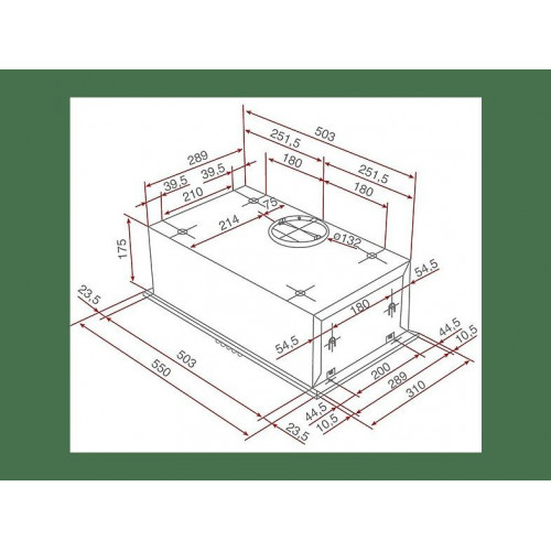 Campana grupo filtrante - Teka 40446700 GFH 55, 3 Velocidades, 337 m3/h, Integrable, 55 cm,Inox
