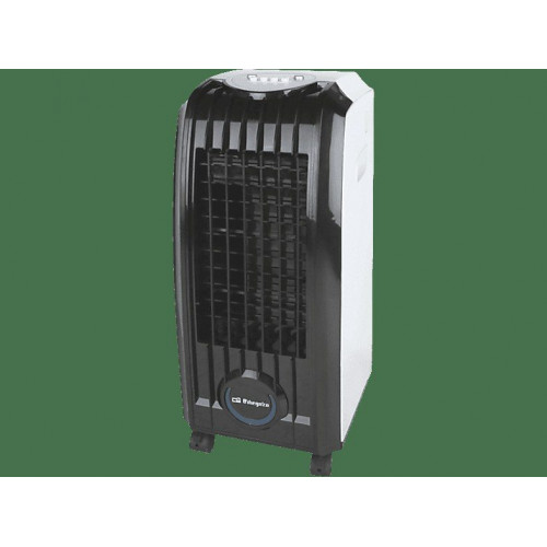 Climatizador evaporativo - Orbegozo Air 45, 60 W, 3 velocidades, Climatiza, Purifica, Humidifica, Blanco y gris