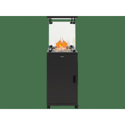 Estufa de Gas - INFINITON PG-QH13, 13 kW, Negro