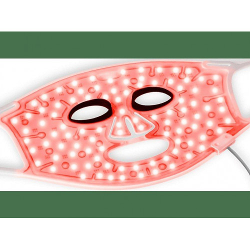 Máscara facial LED - SILK'N FLM100PE1001, Cara, Control remoto, Blanco