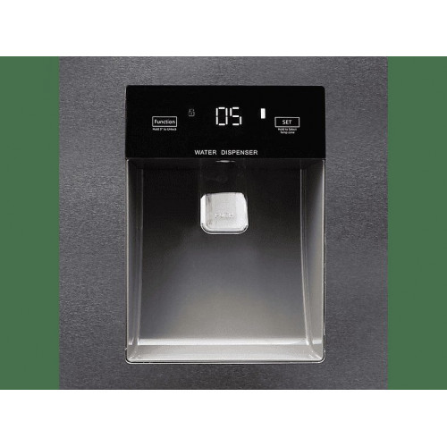 Frigorifico americano - INFINITON SBS-503A77XED, No Frost, Altura 176,8 cm, Capacidad 503 l, Inoz